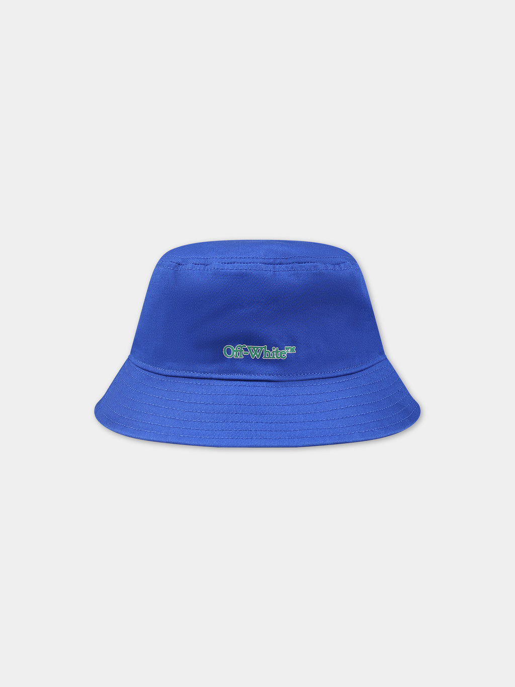 Blue cloche for boy with logo